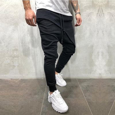 Pantalones Joggers Multicapa Hip-Hop con Cordón Ajustable - Image 12