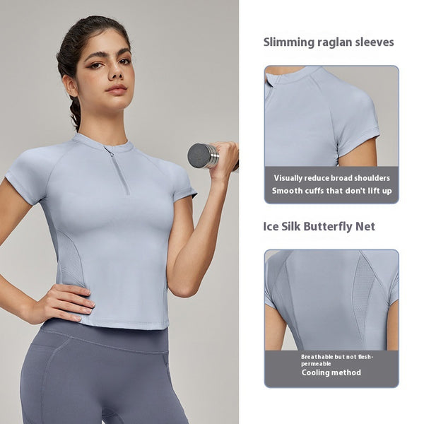 Playera Deportiva Transpirable para Mujer - Top de Entrenamiento Ajustado