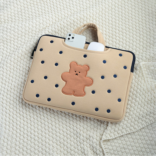 Bolsa Portátil para Laptop Estilo Oso - Funda Notebook Cute e Impermeable - Image 10