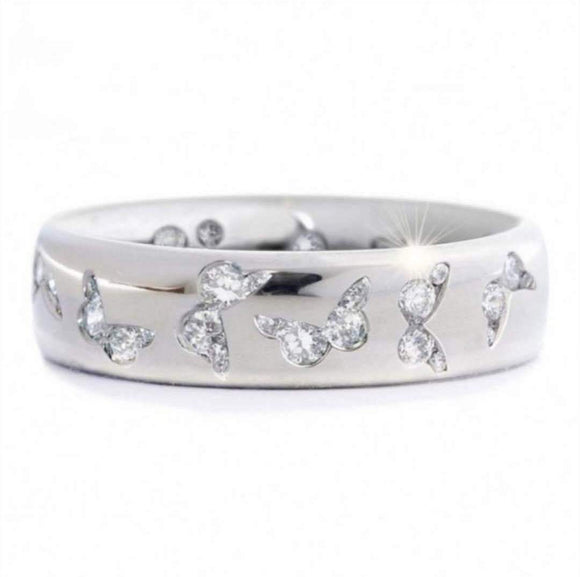 Anillo de Mariposa con Circonitas Multicolor - Diseño Personalizado y Adorable