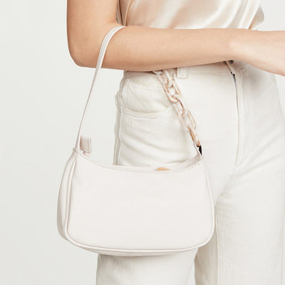 Bolso Baguette de Acrílico con Cadena - Cartera Pequeña para Hombro - Image 12