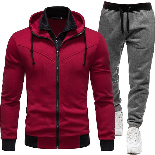 Conjunto Deportivo Patchwork: Chaqueta y Pantalón de Largo Casual - Image 18