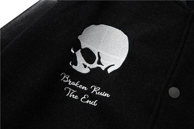 Chaqueta de Béisbol Calavera y Espadas para Hombre - Image 13