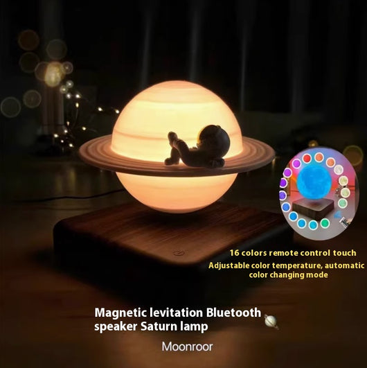 Parlante Bluetooth con Planeta Flotante Magnético - Image 10