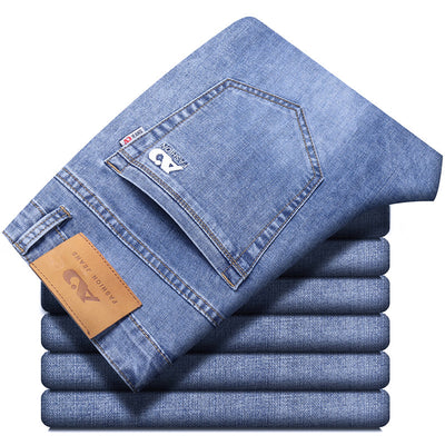 Jeans Rectos Sueltos de Seda de Hielo para Verano - Image 5