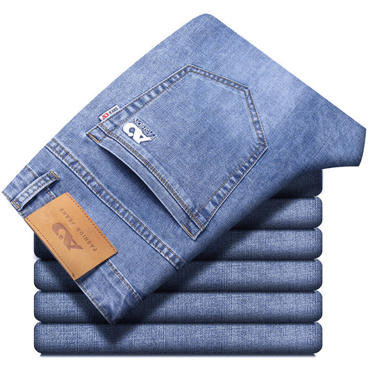 Jeans Rectos Sueltos de Seda de Hielo para Verano - Image 5