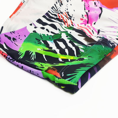 Shorts de Baño Hombre Estampado Tropical Coco con Salpicaduras de Color - Image 16