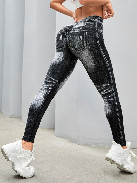Leggings Deportivos Sin Costuras con Diseño en V para Glúteos Esculpidos - Image 25