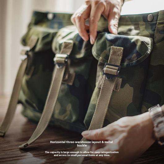 Mochila Táctica Militar Camuflaje Americano para Entrenamiento al Aire Libre - Image 3