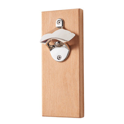 Abridor de Botellas de Madera Colgante para Refrigerador con Destornillador - Image 13