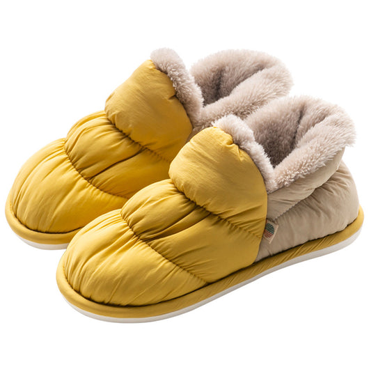 Zapatillas Cálidas de Algodón Grueso Antideslizantes para Mujer con Forro de Terciopelo - Image 17
