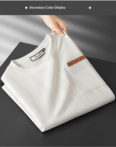 Camiseta Ligera de Lino Ice Silk para Hombre - Image 13