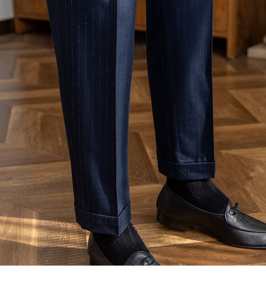 Pantalón Casual de Cintura Alta para Hombre, Recto y sin Planchado - Image 29