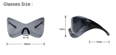 Gafas de Sol Máscara Personalidad para Hombre - Image 8