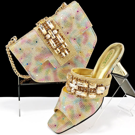 Zapatillas Casuales Tacón Alto Camuflaje con Detalles Metálicos - Image 9