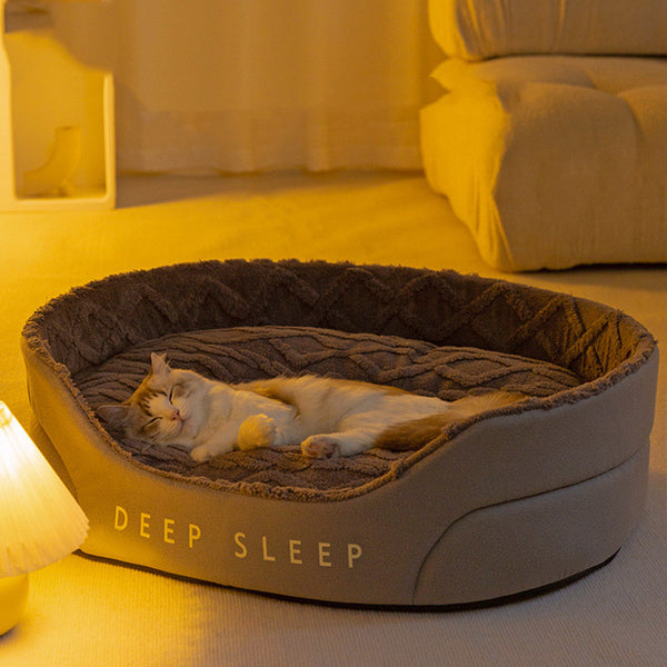Cama Térmica para Gatos Pequeños - Nido Acolchado Removible y Lavable