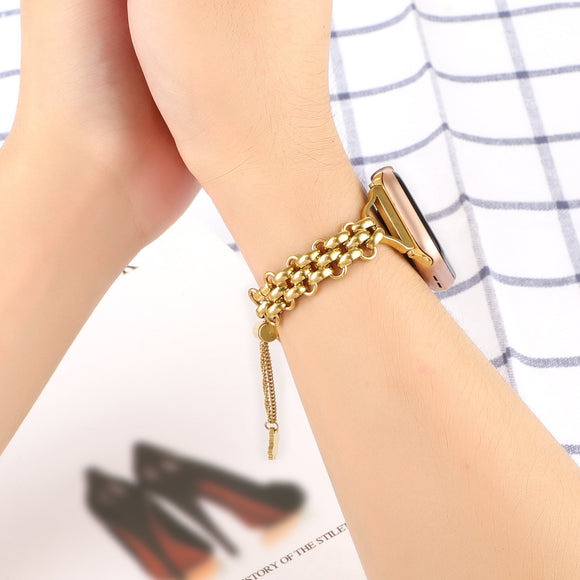 Pulsera de Reloj Acero Inoxidable Doble Fila