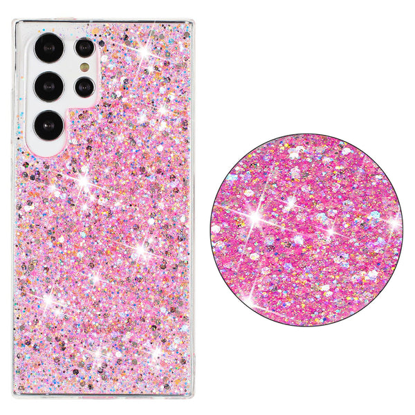 Funda para Celular con Lentejuelas Brillantes Cielo Estrellado
