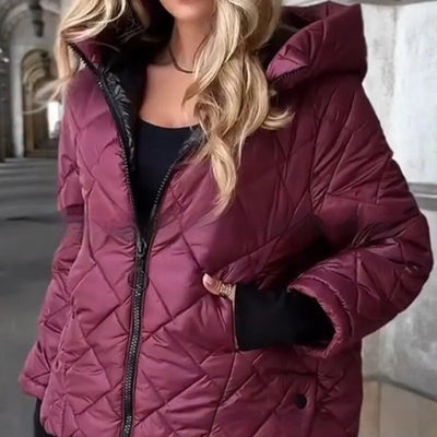 Chaqueta Hoodie Ligera y Cálida para Mujer - Image 5