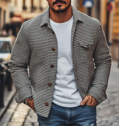 Chaqueta Suelta con Estampado Digital 3D para Hombre - Image 9