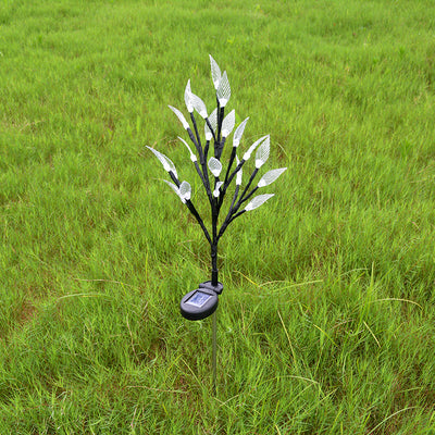 Luz Solar Decorativa Rama de Hojas para Jardín y Césped - Image 13