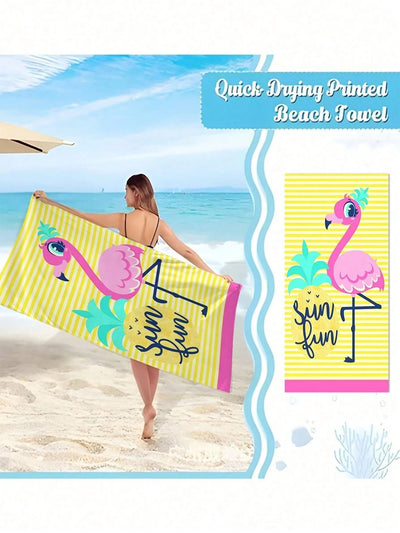 Toalla de Playa Microfibra Secado Rápido con Diseño Creativo - Image 76