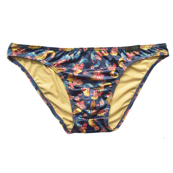 Panty Triangular Estampado Talle Bajo con Máximo Stretch