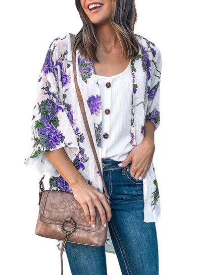 Abrigo Estampado de Moda para Mujer - Image 7