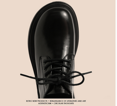 Zapatos de Cuero para Mujer con Cordones y Suela Plana - Versátiles y Cómodos - Image 11