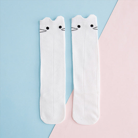 Calcetines Largos de Algodón Suave para Niños - Hasta la Rodilla - Image 9