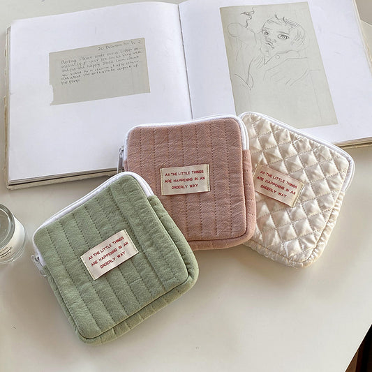 Bolsa de Almacenamiento Portátil Impresa en Algodón Unisex