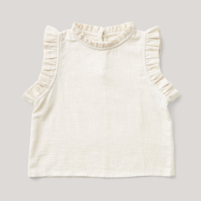 Camiseta Infantil de Algodón y Lino con Detalles de Madera - Image 11