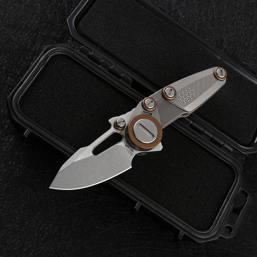 Cuchillo Plegable M390 Acero Titanio Premium - Image 2