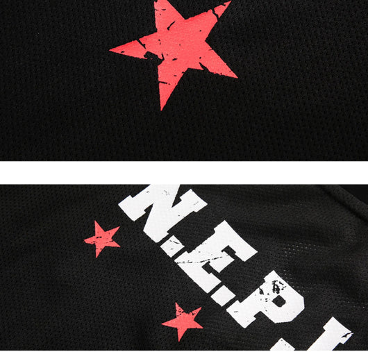 Blusa Patchwork Retro Americana Cuello V Manga Corta - Image 10