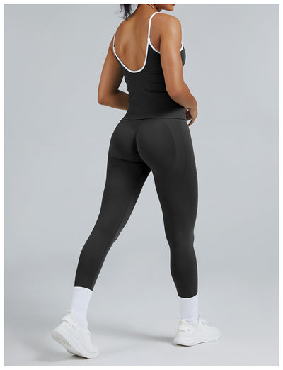 Chaleco Deportivo Mujer Espalda Descubierta Contraste de Colores - Image 30