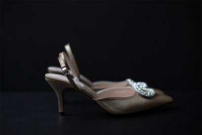 Tacones Altos Elegantes con Cristales para Novia - Zapatos de Fiesta Rojo Brillante - Image 19