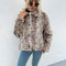 Cuello de Peluche Estampado Leopardo Artificial Premium