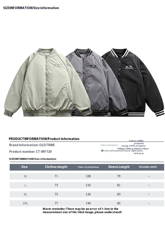 Chaqueta de Vuelo Holgada y Cálida para Hombre - Image 9