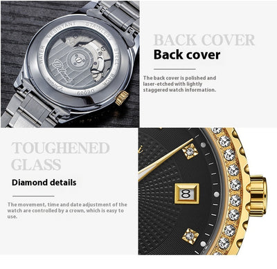 Reloj Automático Mecánico Impermeable con Esfera Luminosa - Image 16