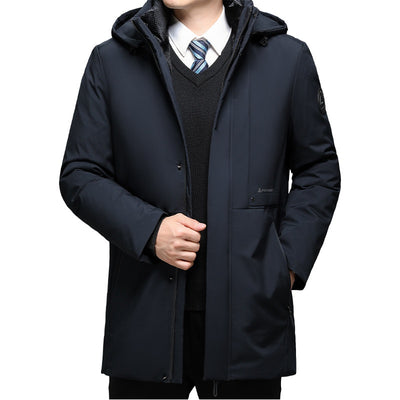 Abrigo de Algodón Grueso Talla Grande para Hombre - Image 5
