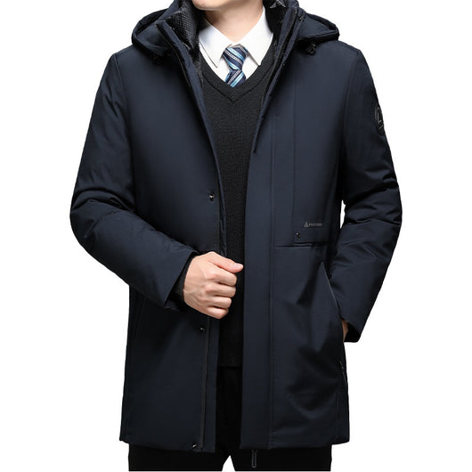 Abrigo de Algodón Grueso Talla Grande para Hombre - Image 5