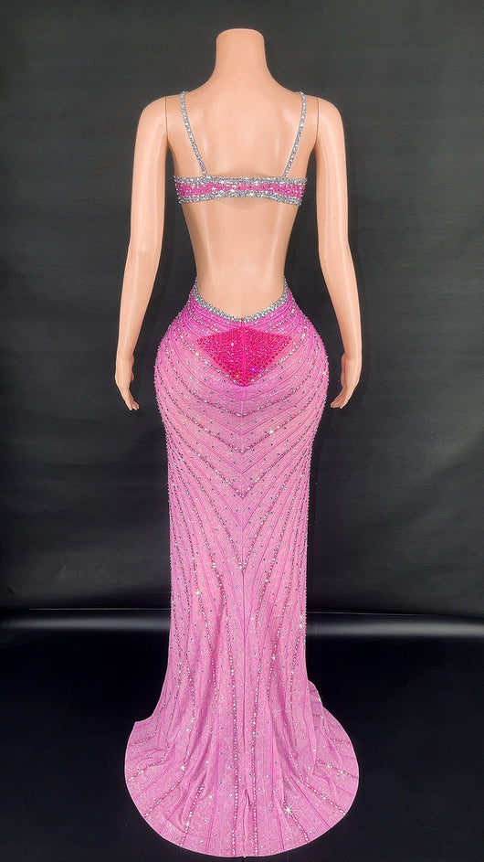 Vestido Bodycon Brillante sin Mangas con Cintura Ajustada para Fiesta y Presentaciones - Image 15