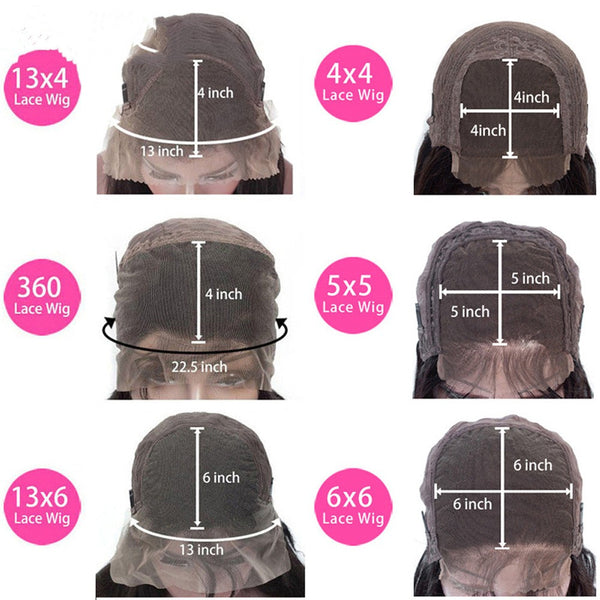 Pelucas de Cabello Humano Teñidas en Púrpura Natural