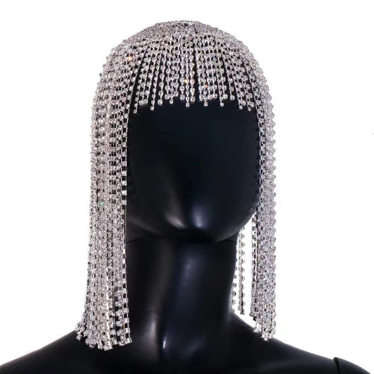 Tocado Bohemio Étnico con Flecos y Cristales Brillantes - Image 11