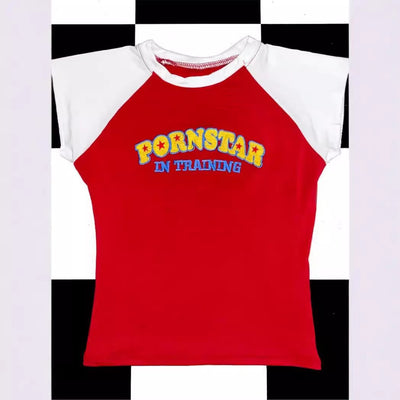 Blusa Ajustada con Letras en Contraste - Estilo Hot Girl - Image 5