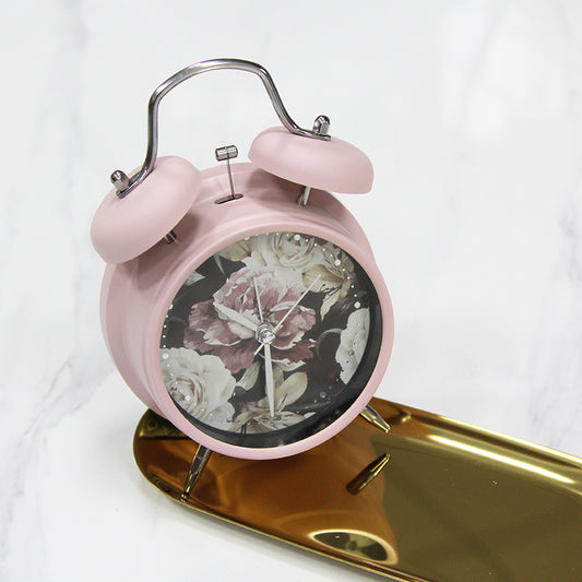 Reloj Despertador Retro Infantil para Estudiantes y Dormitorio