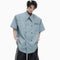 Camisa Casual Holgada de Manga Corta Premium para Hombre