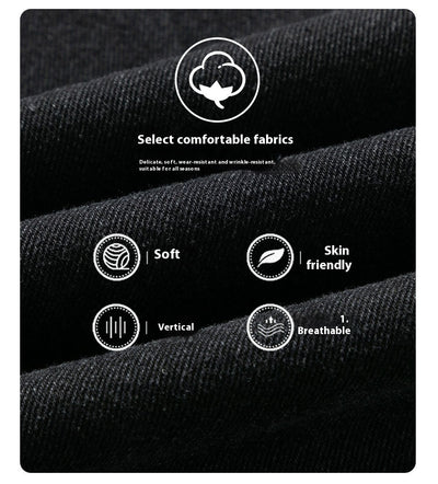 Pantalones Jeans Rectos Anchos con Degradado y Lavado Artesanal para Hombre - Image 20