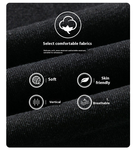 Pantalones Jeans Rectos Anchos con Degradado y Lavado Artesanal para Hombre - Image 20