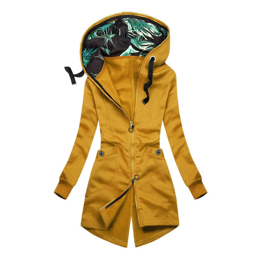Cardigan Hoodie de Manga Larga con Cierre para Mujer - Image 3